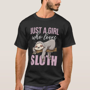 Camiseta Solo un Chica que ama las locuras de un animal per
