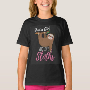 Camiseta Sólo un chica que ama las perezas