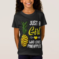 Sólo un Chica que ama las piñas dulce tropical par