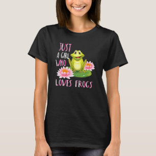 Camiseta Solo un Chica que ama las ranas