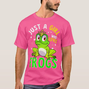 Camiseta Solo un Chica que ama las ranas