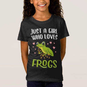 Camiseta Sólo un chica que ama las ranas