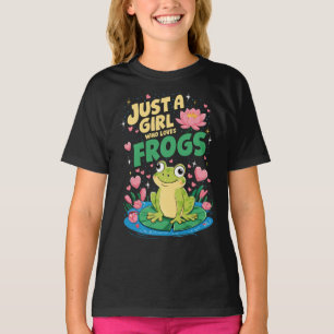 Camiseta Sólo un chica que ama las ranas