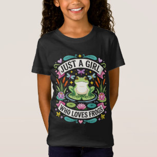 Camiseta Sólo un chica que ama las ranas