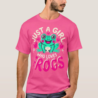 Camiseta Solo un Chica que ama las ranas
