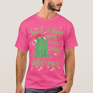 Camiseta Solo Un Chica Que Ama Las Ranas Y Los Navidades Co