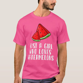 Camiseta Sólo un Chica que ama las sandías