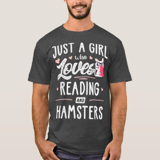 Camiseta Sólo Un Chica Que Ama Leer Y Obstaculizar Regalos