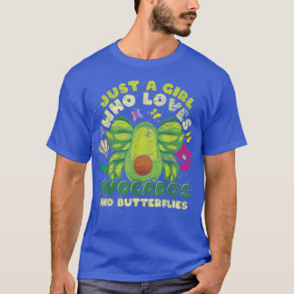 Camiseta Sólo Un Chica Que Ama Los Abogados Y Las Mariposas