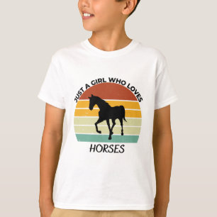 Camiseta Solo un chica que ama los caballos