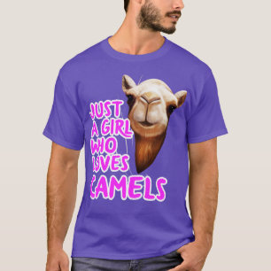 Camiseta Solo un Chica que ama los camellos