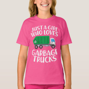 Camiseta Solo un Chica que ama los camiones de basura