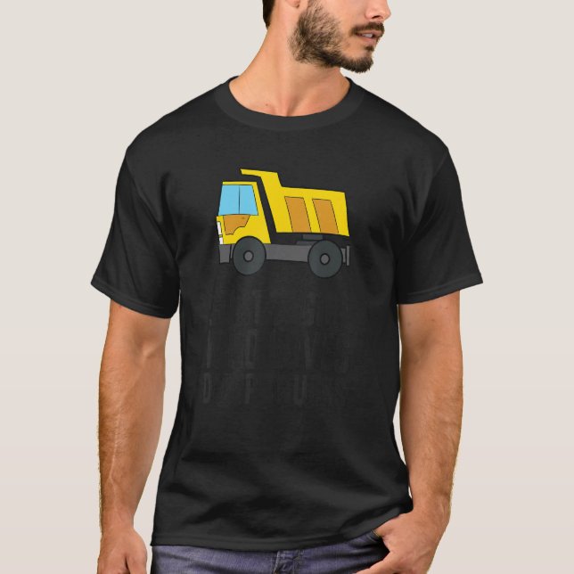 Camiseta Sólo Un Chica que ama los camiones volcados (Anverso)