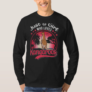 Camiseta Solo un Chica que ama los canguros