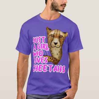 Camiseta Solo un Chica que ama los Cheetahs