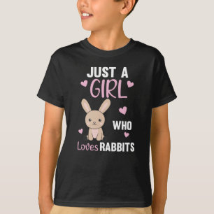 Camiseta Sólo un chica que ama los conejos - Conejo dulce