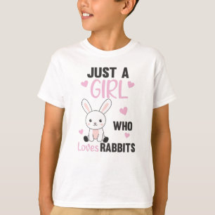 Camiseta Sólo un chica que ama los conejos - Conejo dulce