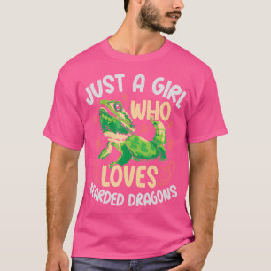 Camiseta Solo un Chica que ama los dragones con barba
