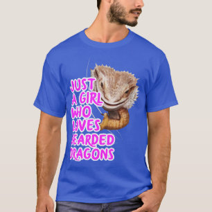 Camiseta Solo un Chica que ama los dragones con barba