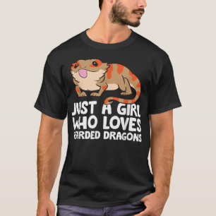Camiseta Sólo un Chica que ama los dragones doblados oso os