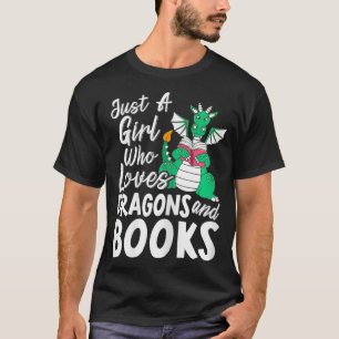Camiseta Solo Un Chica Que Ama Los Dragones Y Libra Abiblio