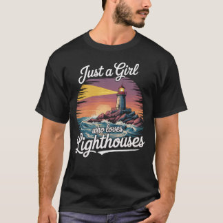 Camiseta Solo un Chica que ama los faros