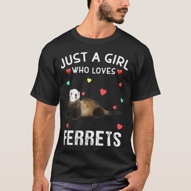 Camiseta Sólo Un Chica Que Ama Los Ferretes Por Los Hielos (Anverso)