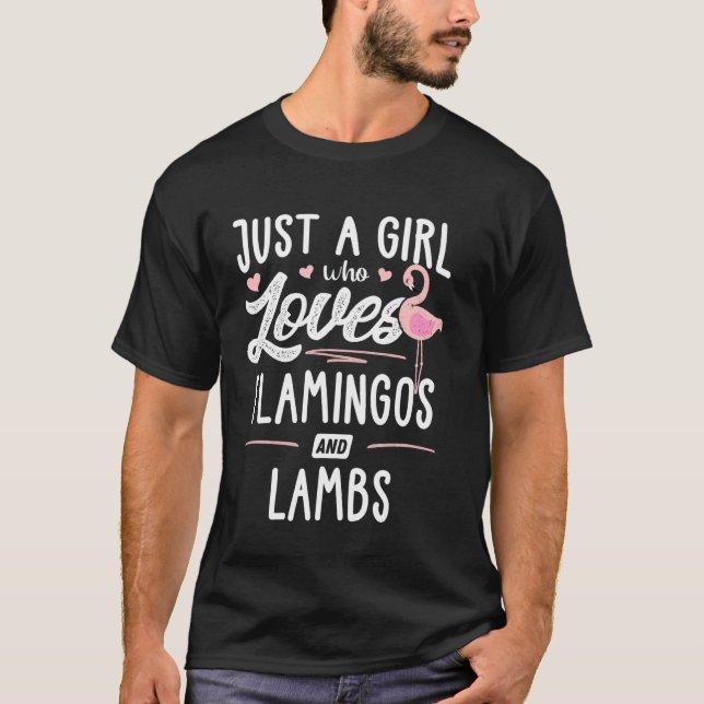 Camiseta Sólo Un Chica Que Ama Los Flamencos Y Los Camiones (Anverso)