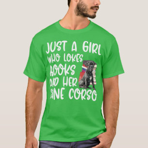 Camiseta Sólo Un Chica Que Ama Los Libros Y Su Corso De Cañ