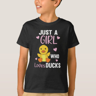 Camiseta Solo un Chica que ama los pollos - unos animales m