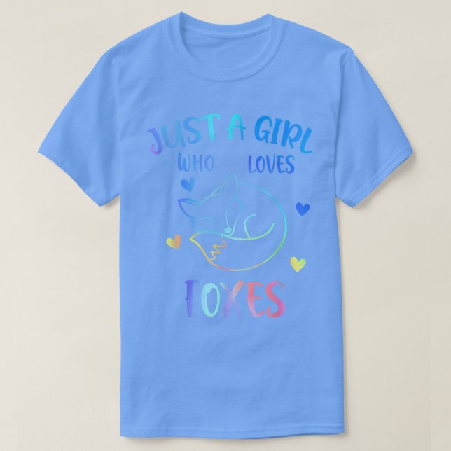 Camiseta Solo Un Chica Que Ama Los Regalos De Arcoiris Para (Diseño del anverso)