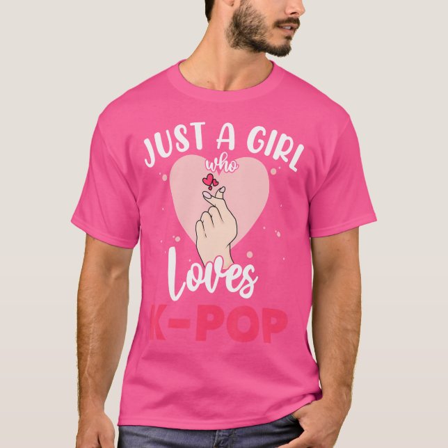 Camiseta Sólo Un Chica Que Ama Los Regalos De K-Pop Tee K-P (Anverso)