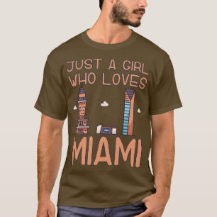 Camiseta Solo un Chica que ama Miami