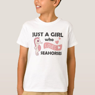 Camiseta Sólo Un Chica Que Ama Un Hijastro De Mar Dulce