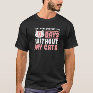 Camiseta Solo un Chica que no puede pasar 0 días sin mis ga
