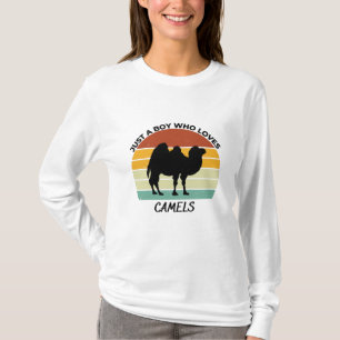 Camiseta Solo un chico al que le encantan los camellos