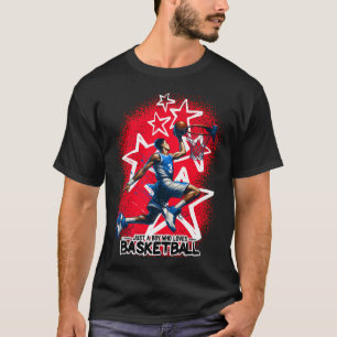 Camiseta Solo un chico al que le gusta la edición de básque