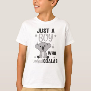 Camiseta Solo un chico que ama a Koalas - Cute Koala