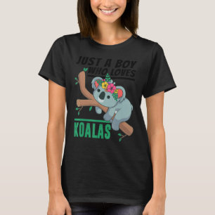 Camiseta Solo un chico que ama a Koalas Funny Koala