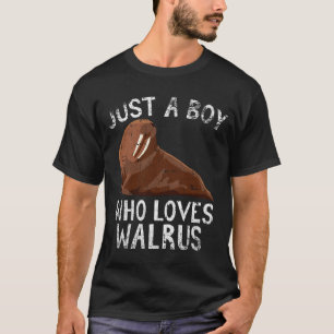 Camiseta Solo Un Chico Que Ama A La Walrus