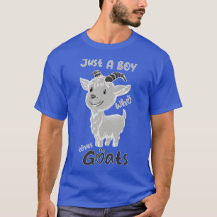 Camiseta Solo un chico que ama a las cabras