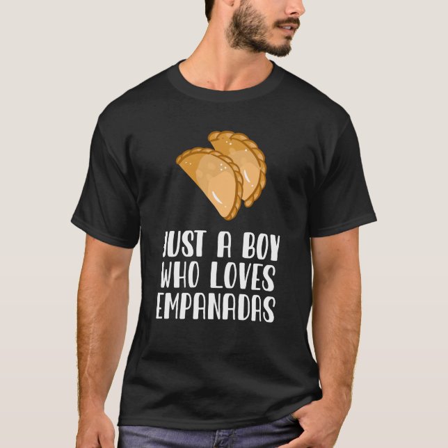 Camiseta Solo un chico que ama a las empanadas (Anverso)