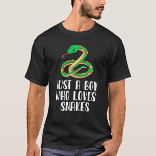Camiseta Solo un chico que ama a las serpientes