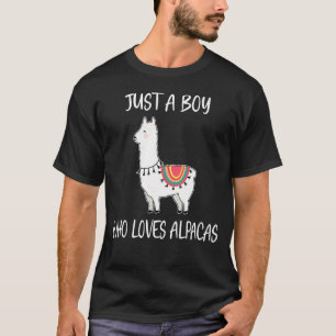 Camiseta Solo un chico que ama a los alpacas Chicas Cos