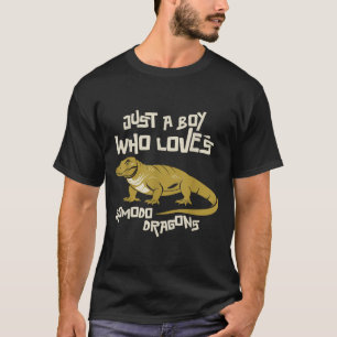 Camiseta Solo un chico que ama a los animales del reptil Ko