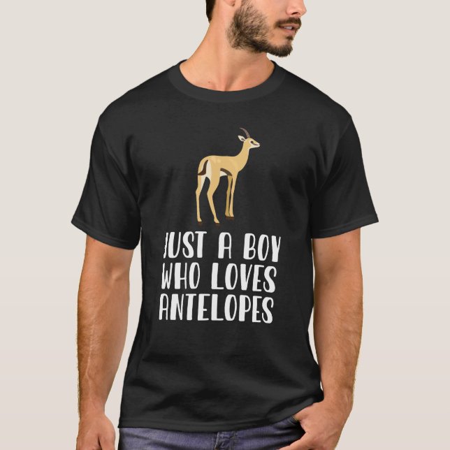 Camiseta Solo un chico que ama a los Antelopes (Anverso)