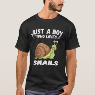 Camiseta Solo un chico que ama a los caracoles