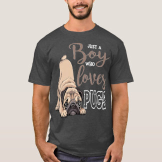 Camiseta Solo un chico que ama a los cerdos de peluche