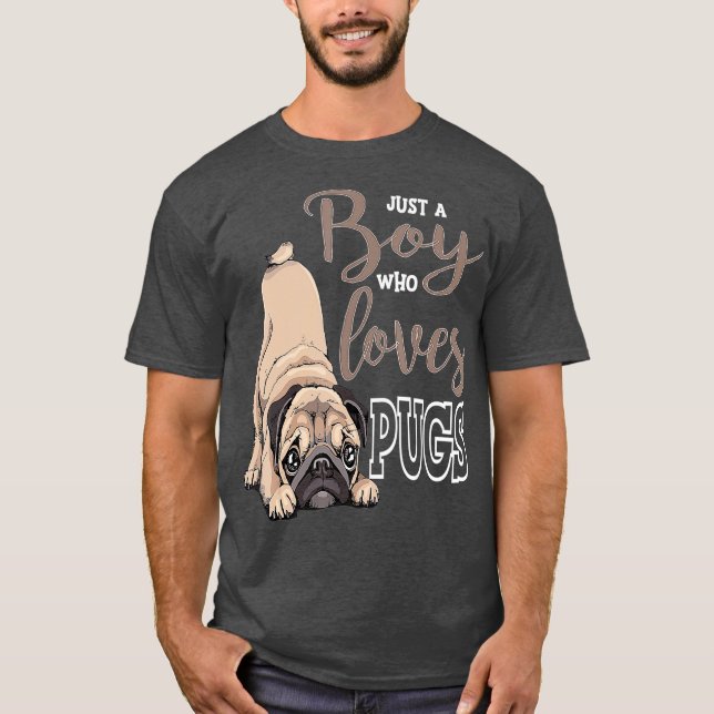 Camiseta Solo un chico que ama a los cerdos de peluche (Anverso)