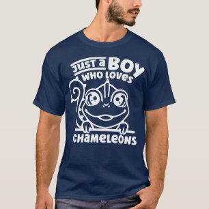 Camiseta Solo un chico que ama a los Chameleons Chameleon